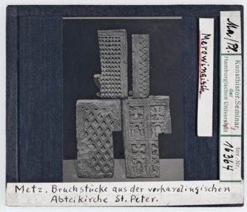 Vorschaubild Metz: Bruchstücke aus der vorkarolingischen Abteikirche St. Peter Diasammlung